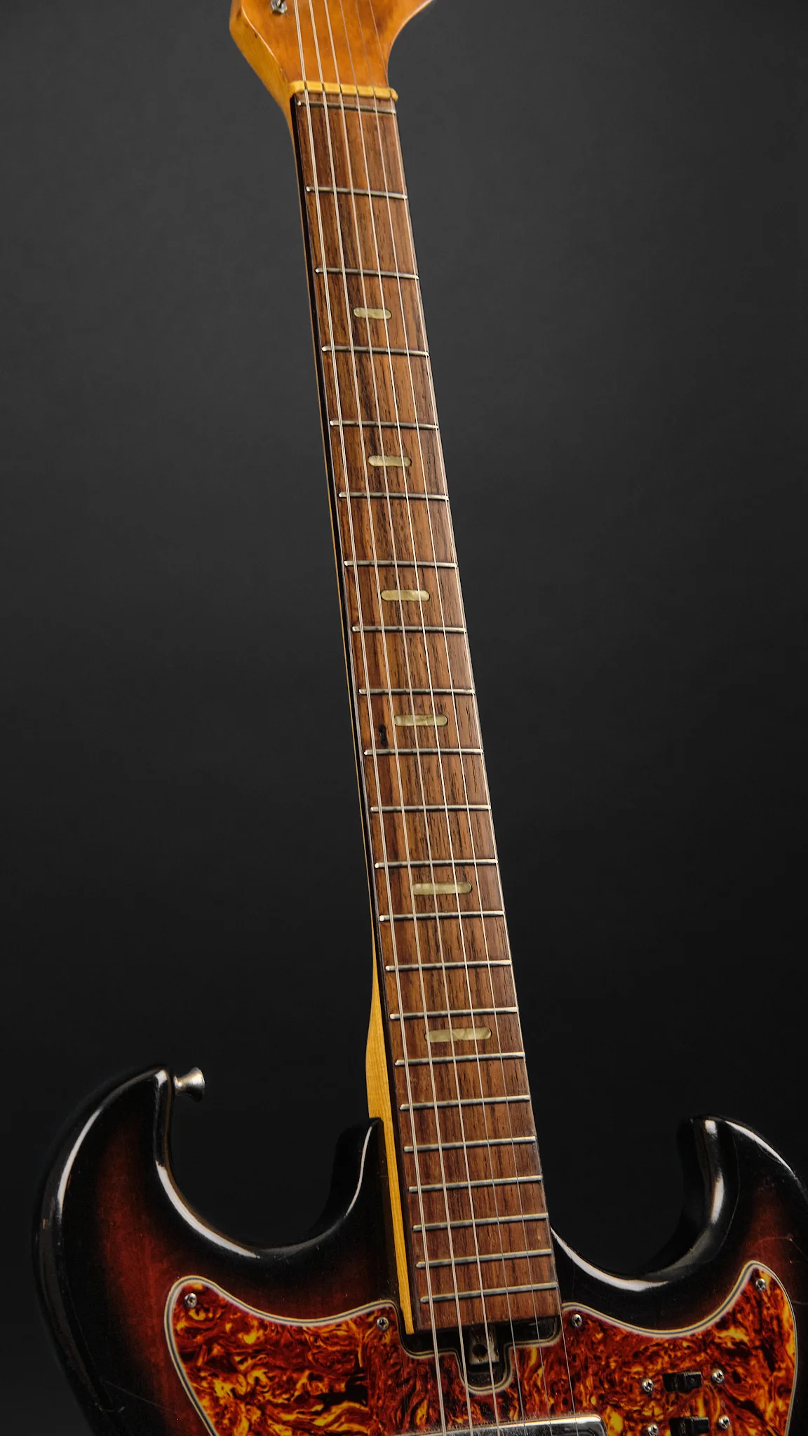 1960s Kingston S3T 'Hound Dog Taylor' Sunburst - Image 6