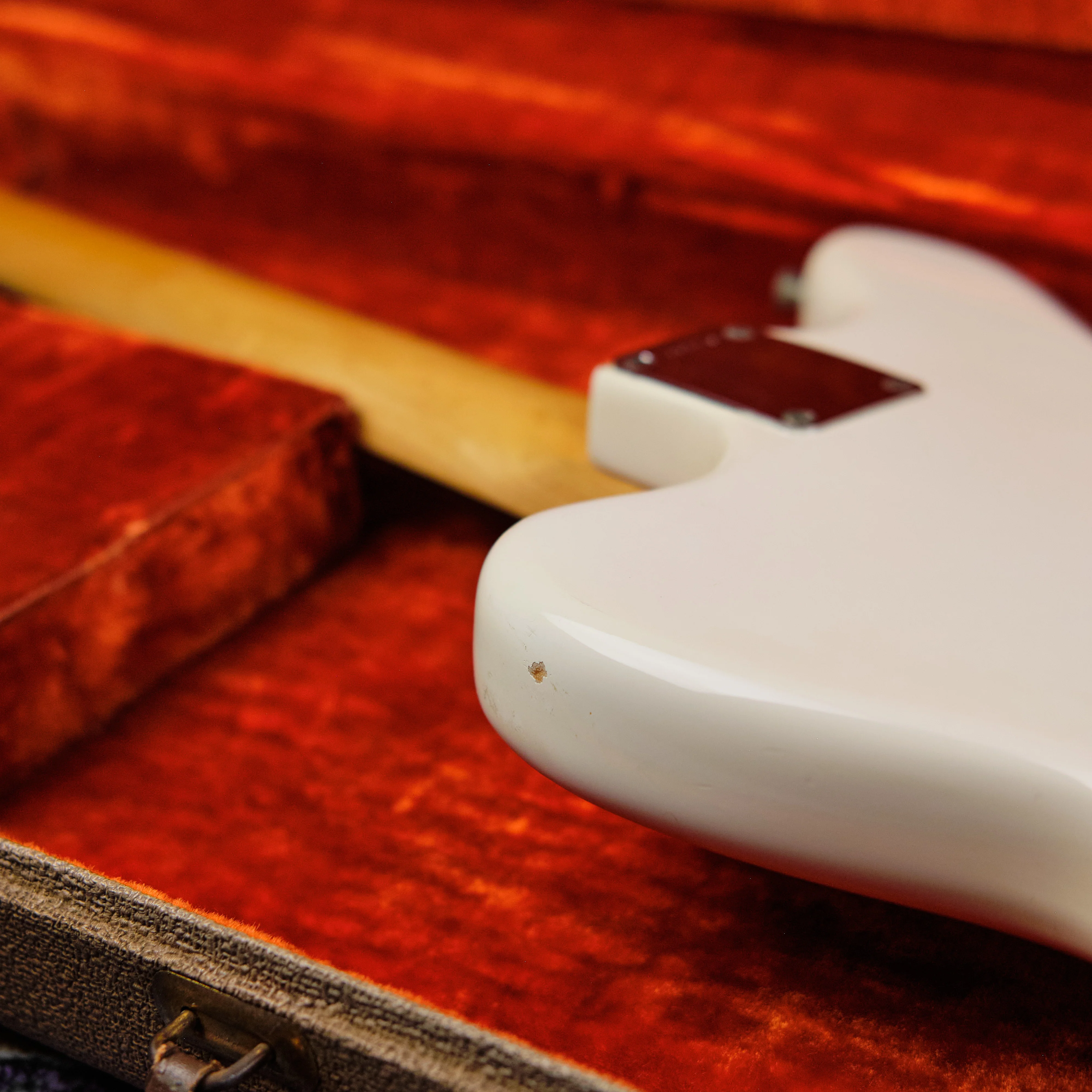 1963 Fender Jaguar Olympic White Matching Headstock - Image 20