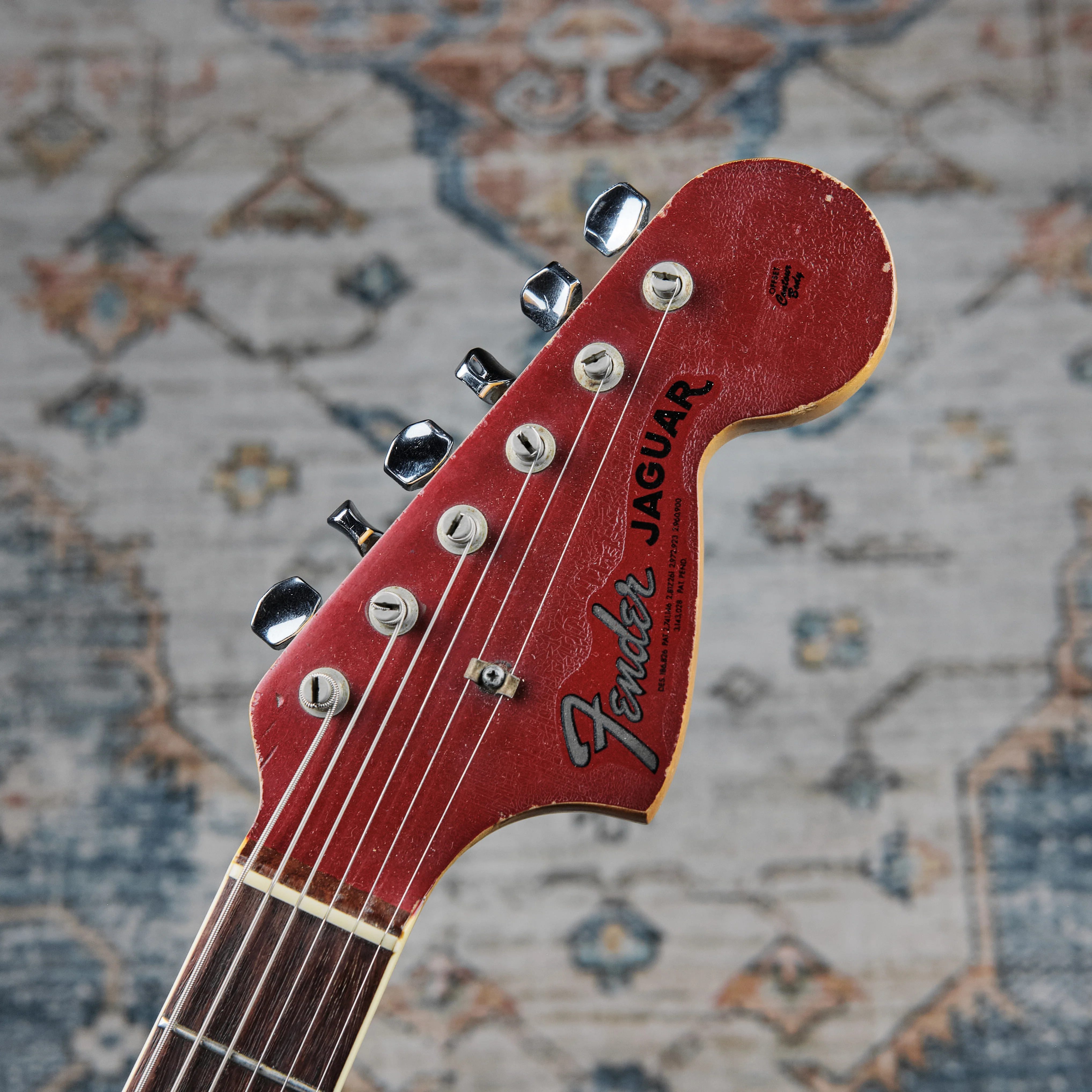 1965 Fender Jaguar Candy Apple Red - Image 2