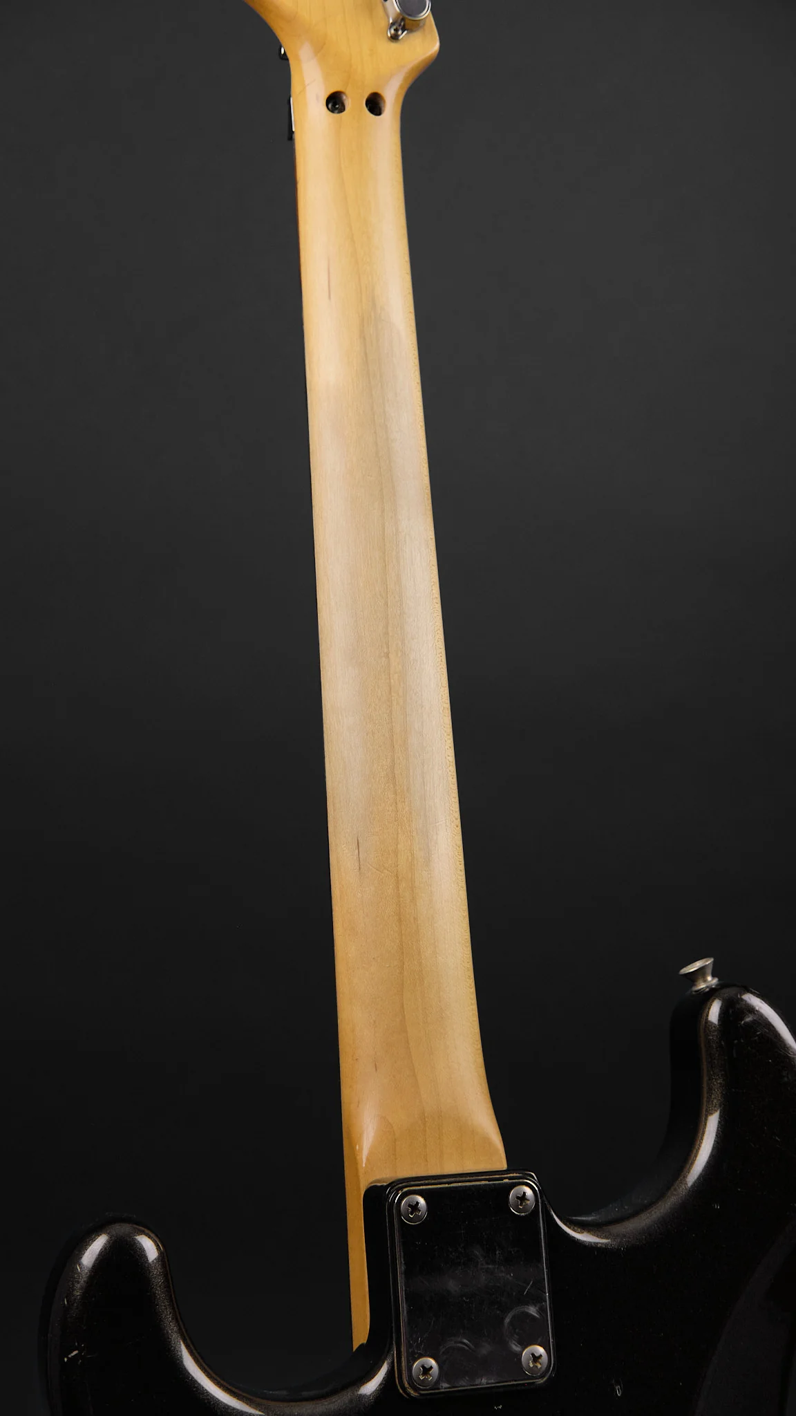 1980s Fender MIJ Contemporary Stratocaster Charcoal Frost - Image 8