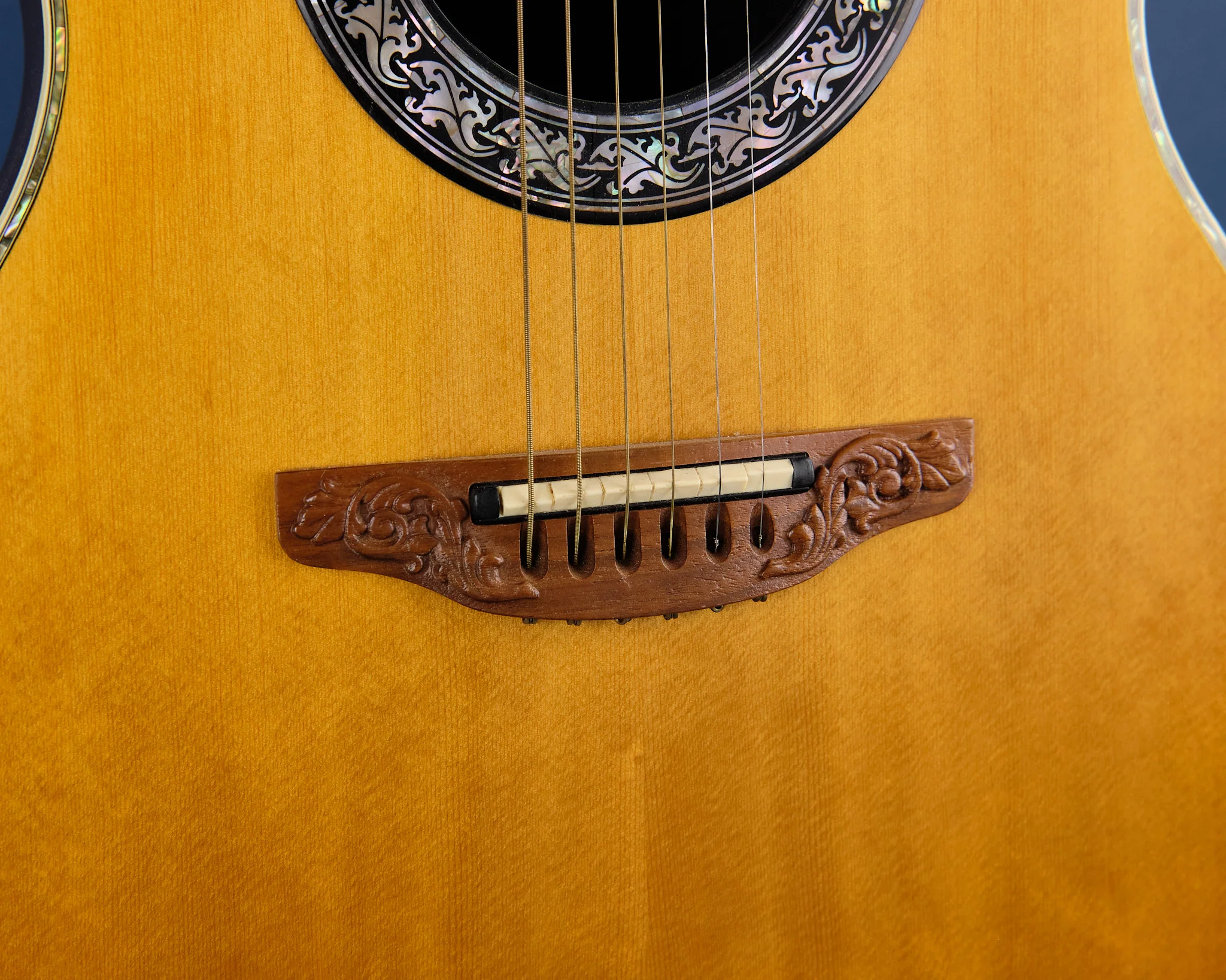 1981 Ovation 1619 Custom Legend Stereo Natural - Image 7