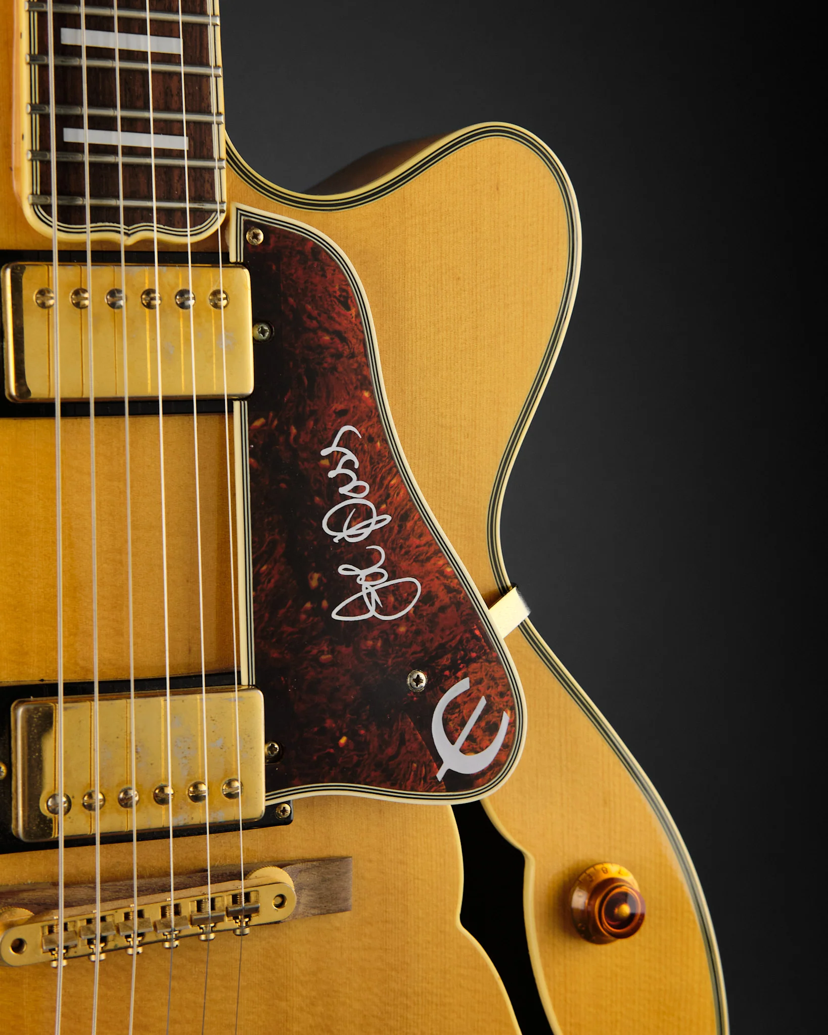 1994 Epiphone Joe Pass Signature Emperor II Natural - Image 8