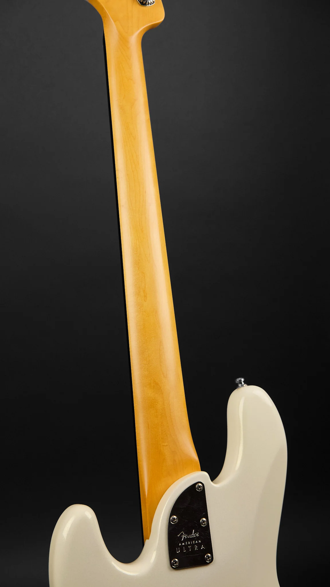 2020 Fender American Ultra Jazz Bass V Arctic Pearl - Image 8