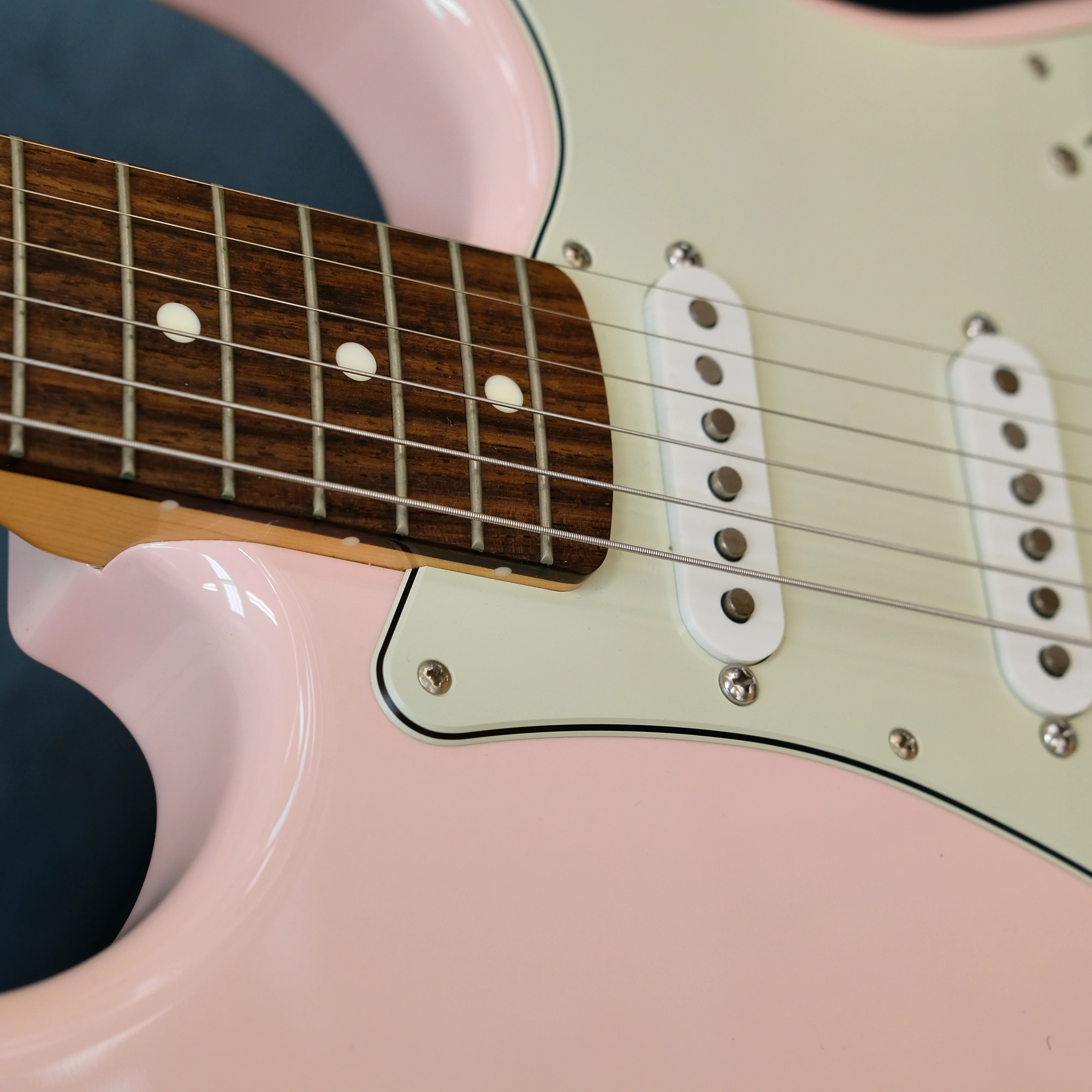 2020 Fender Japan Traditional '60s Stratocaster Lollar Pickups Shell Pink - Image 5