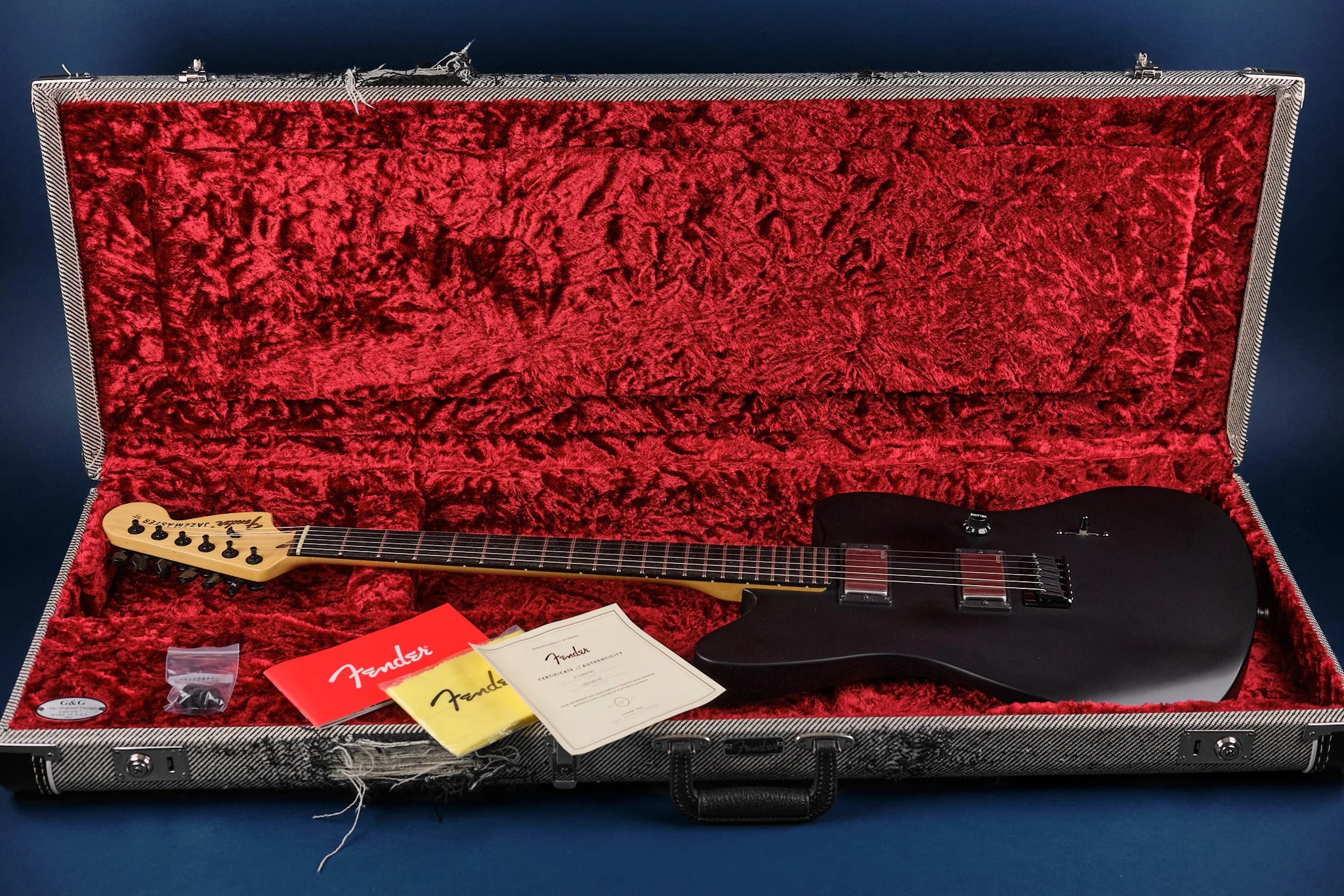 2021 Fender Jim Root Jazzmaster Black - Image 9