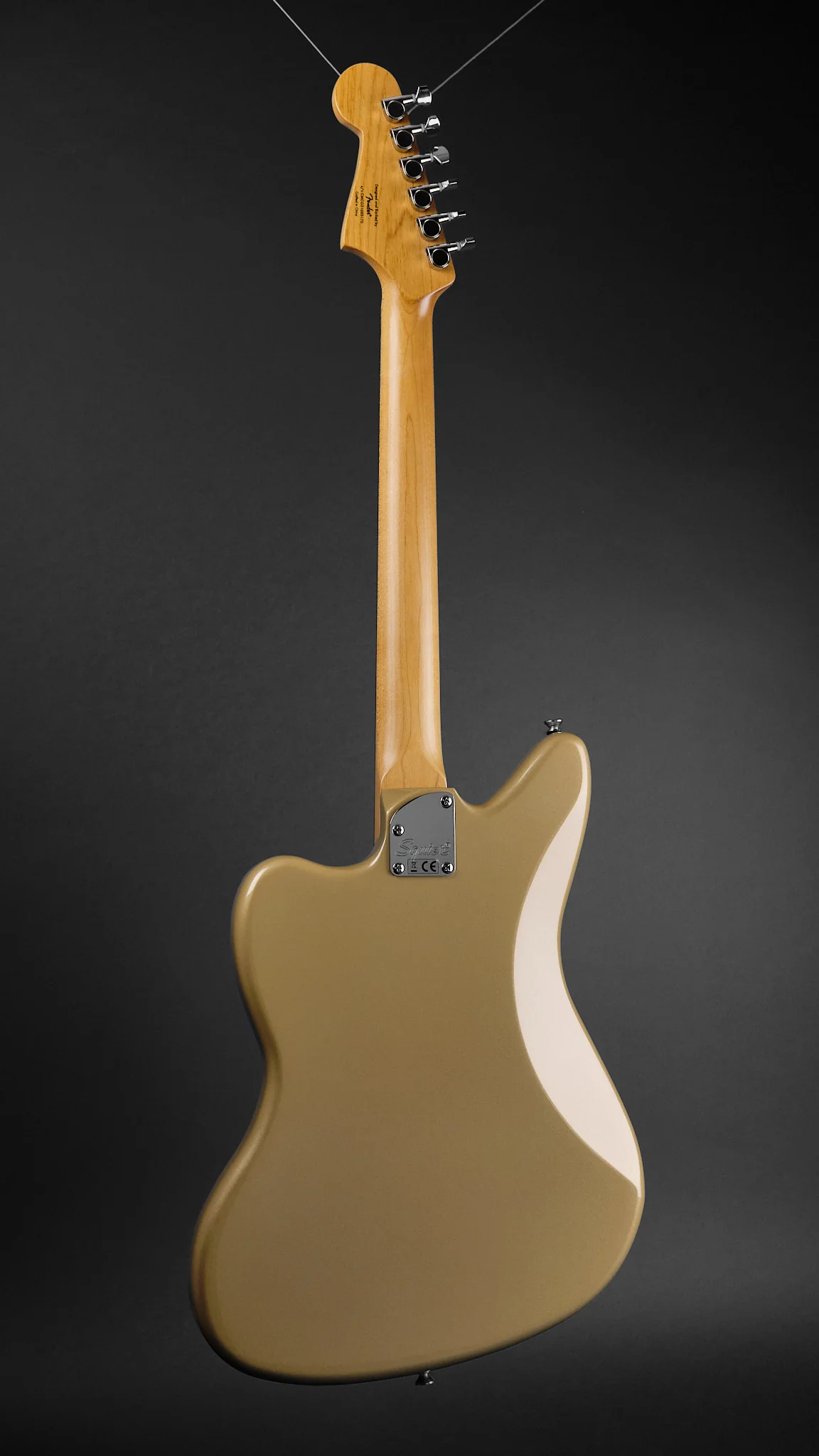 2021 Squier Contemporary Jaguar HH ST Shoreline Gold - Image 5