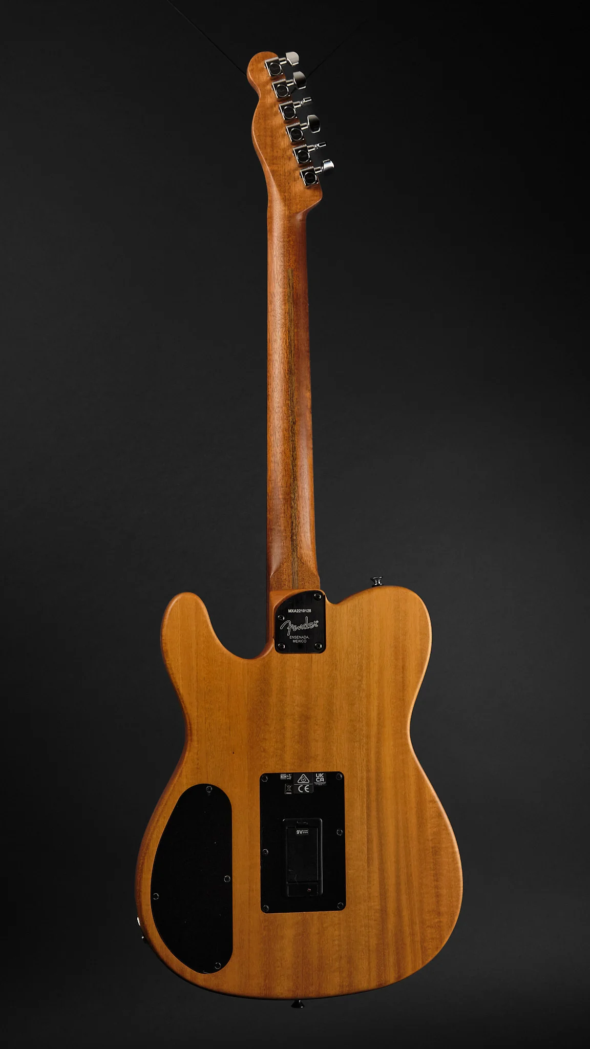 2022 Fender Acoustasonic Player Telecaster Brushed Black - Image 5