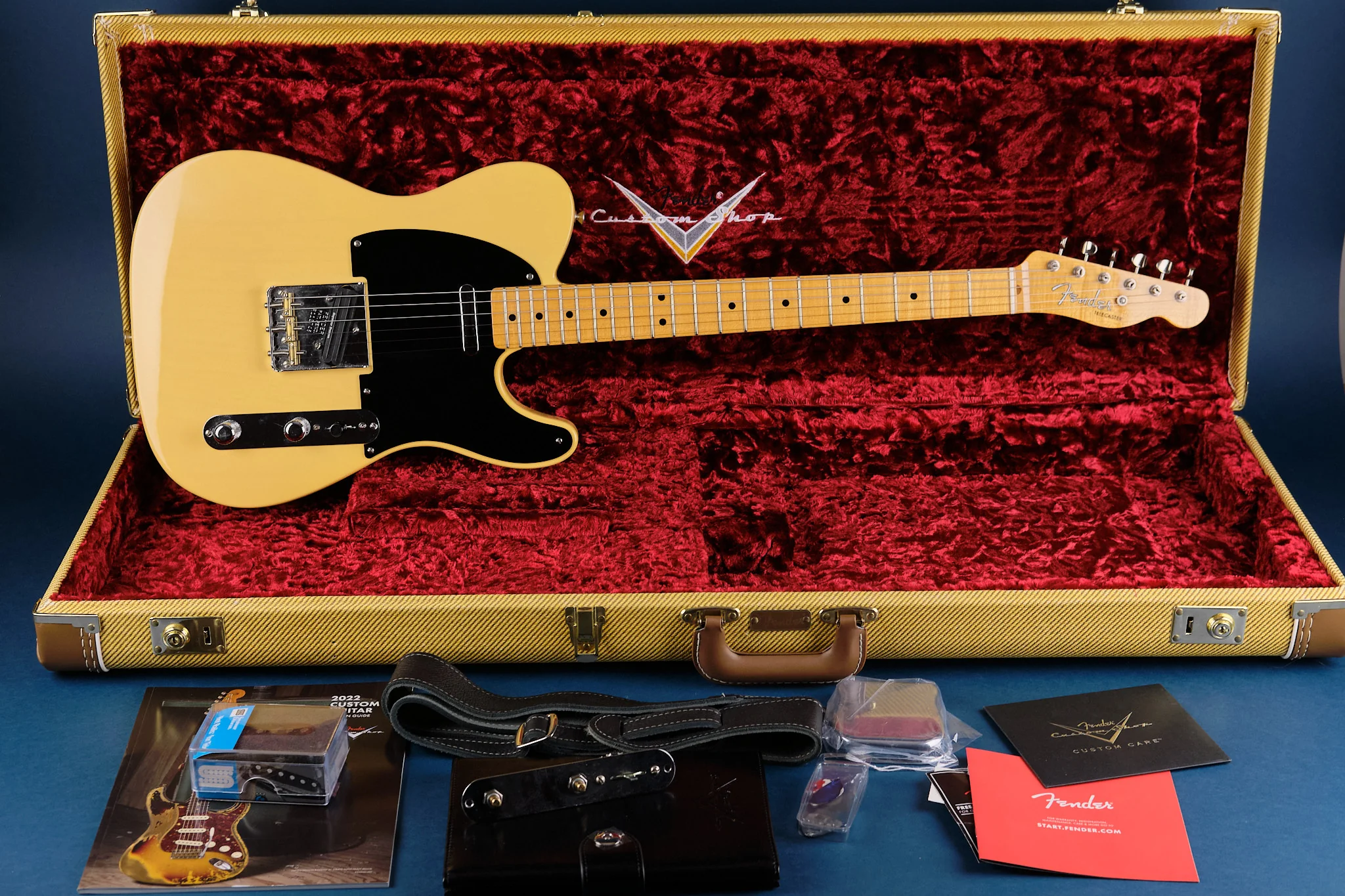 2022 Fender Custom Shop LTD 1951 Telecaster NOS Butterscotch Blonde - Image 12