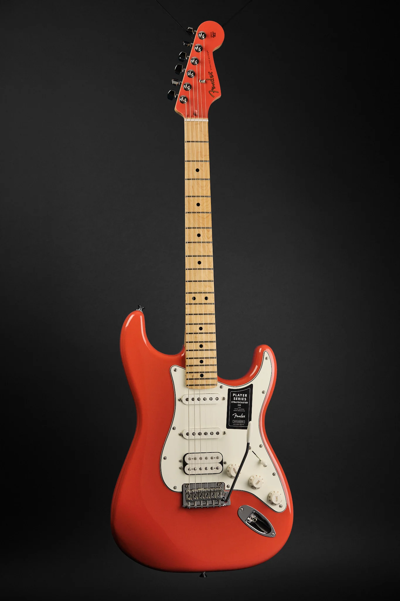 2022 Fender Limited Edition Player Stratocaster HSS Fiesta Red - Image 4