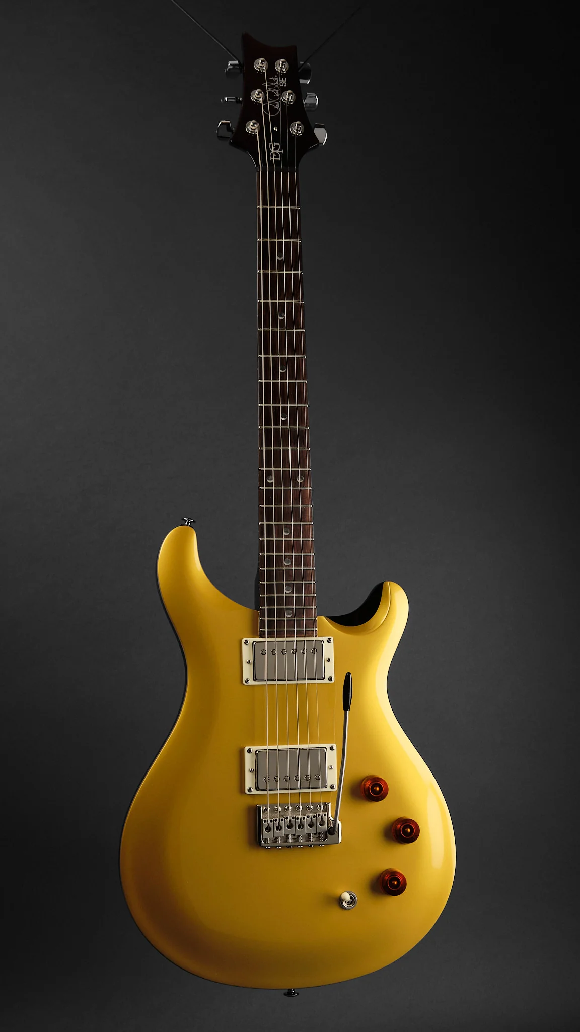 2023 PRS SE DGT 'David Crissom Trem' Gold Top - Image 4