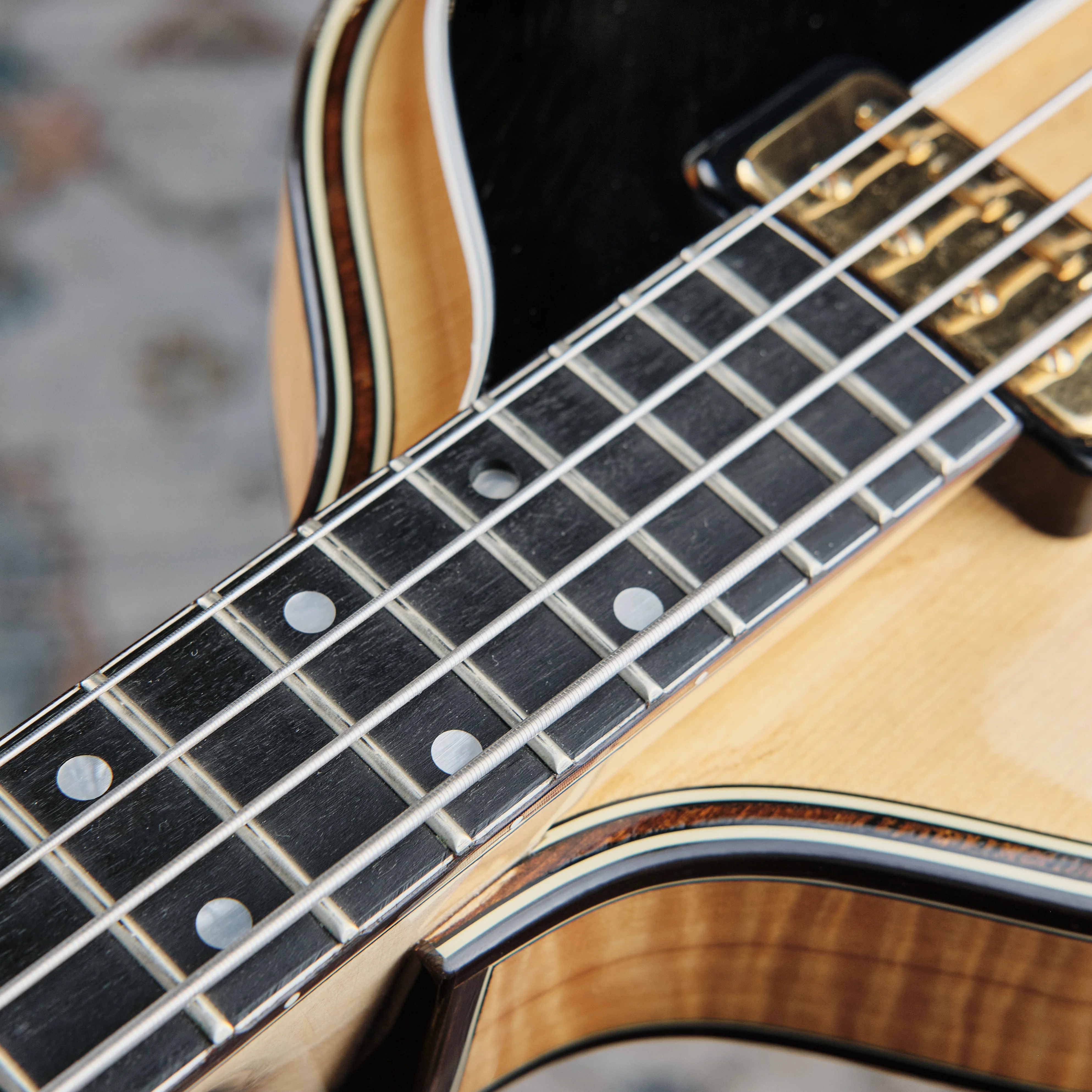 c1999 Hofner 5000/1 Deluxe Bass Natural - Image 8