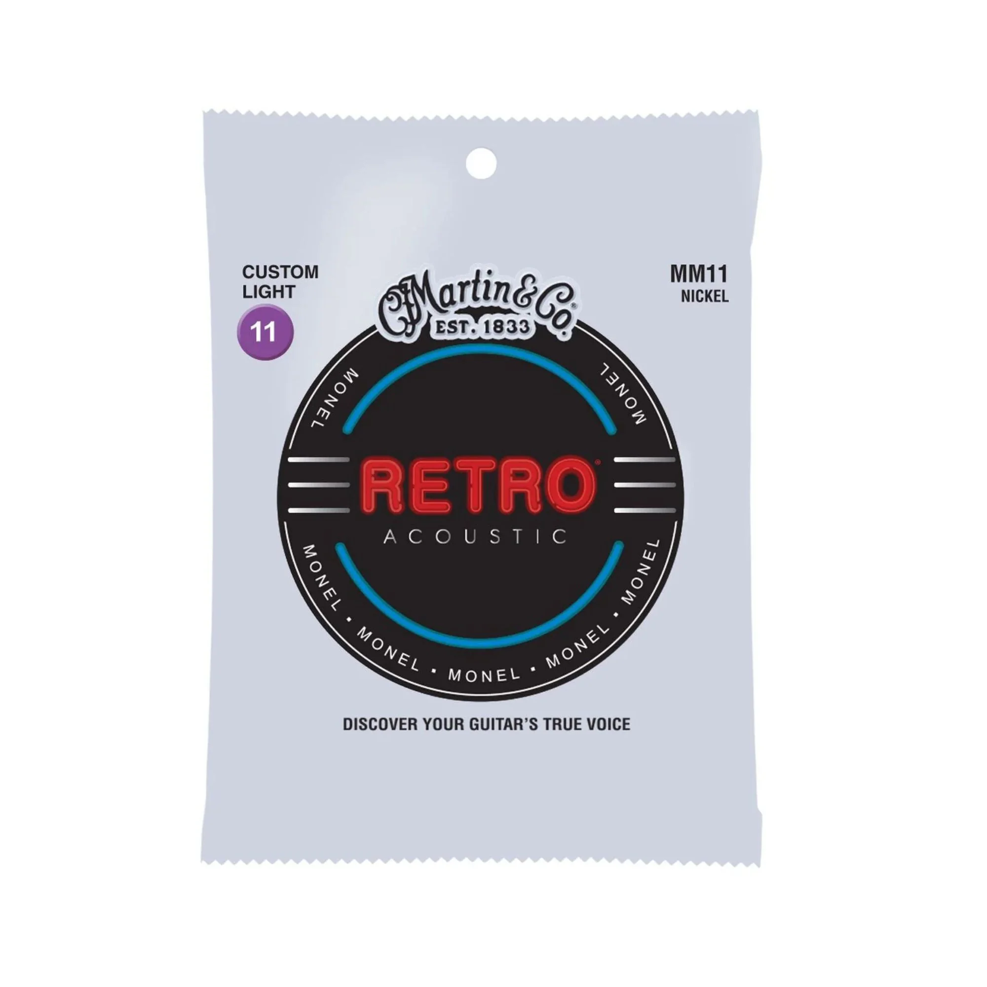 Martin Retro Monel Acoustic Guitar Strings - Image 3