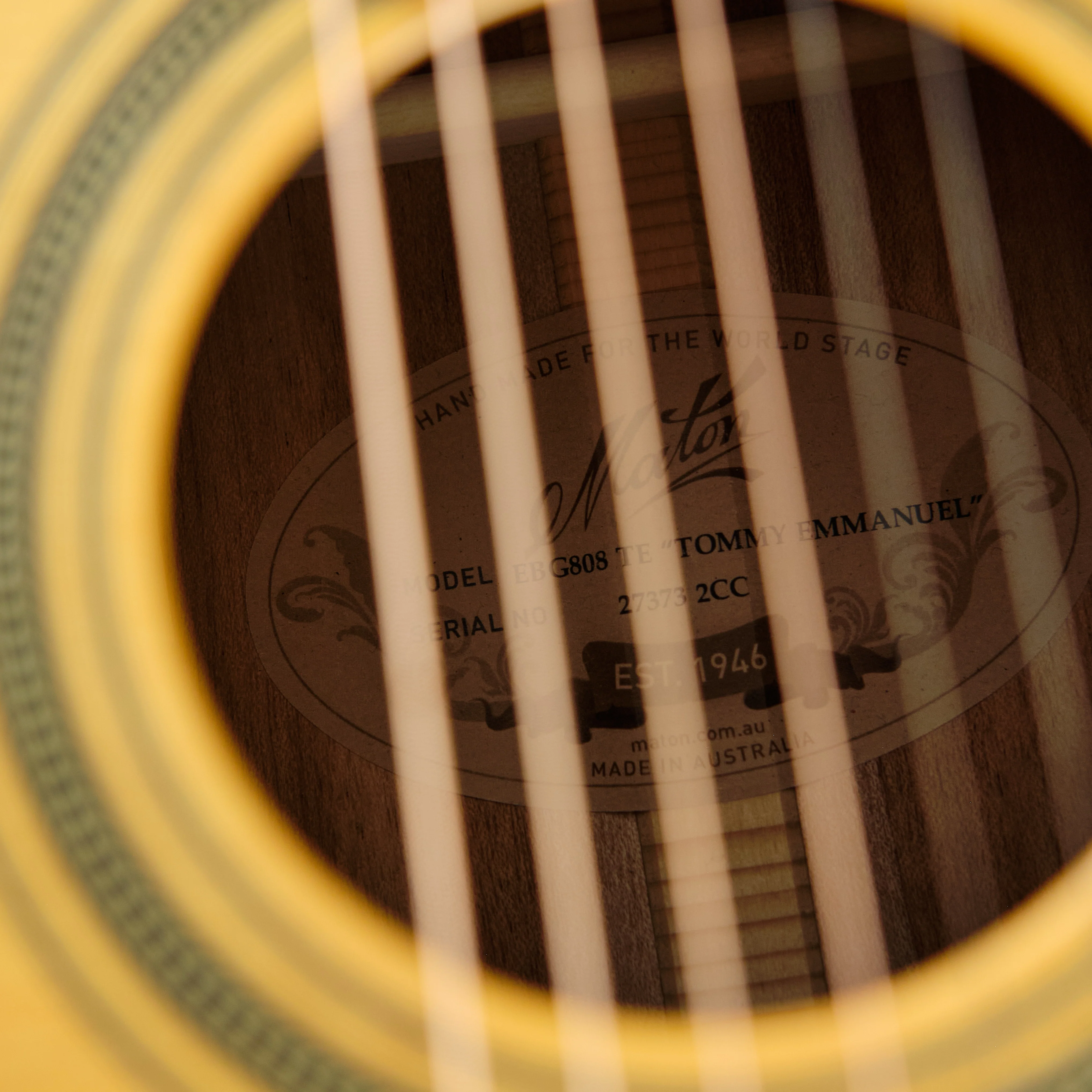 Maton EBG808TE 'Tommy Emmanuel' Spruce (Second-Hand) - Image 7