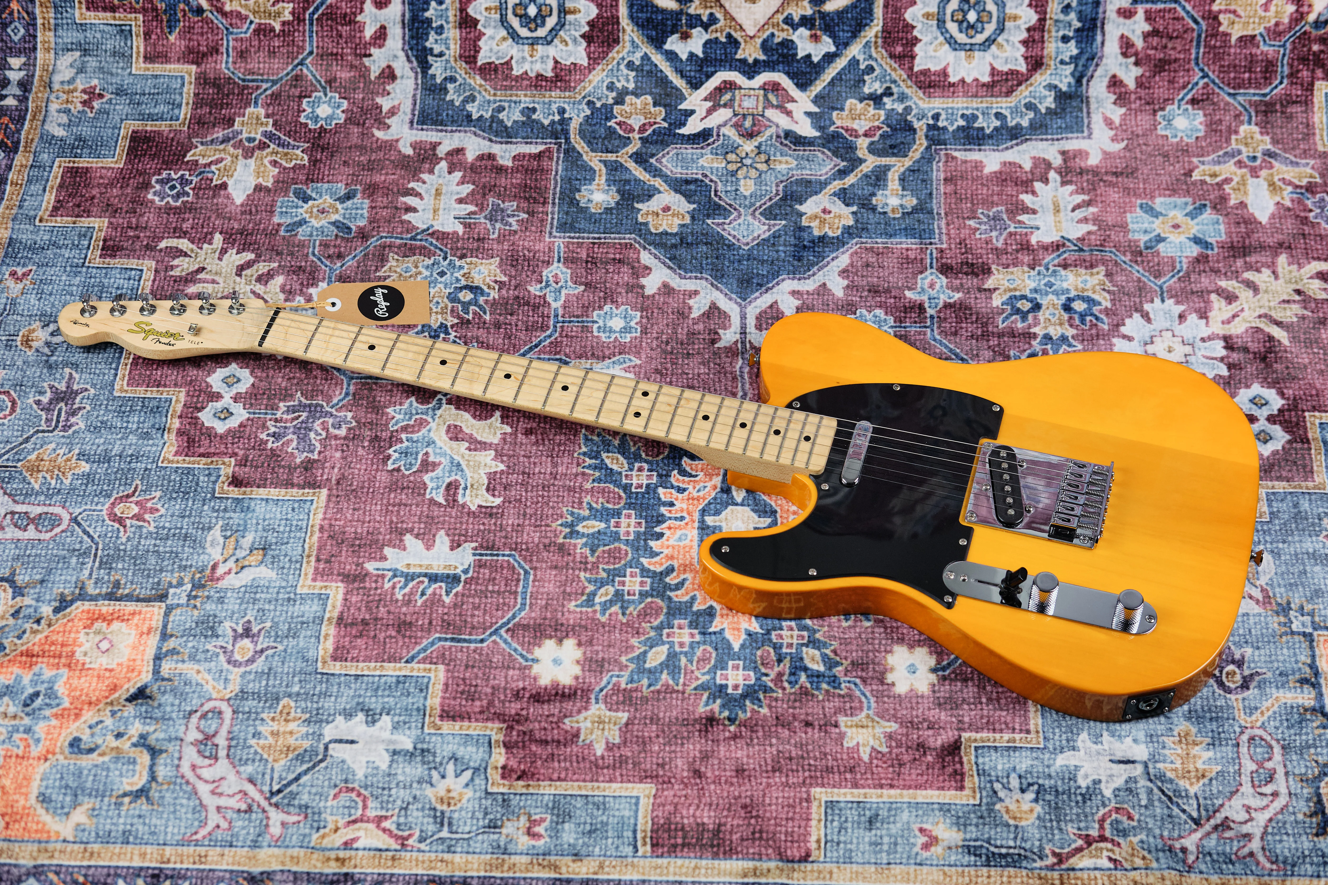 Squier Affinity Series Telecaster Butterscotch Blonde Left Hand (Second-Hand) - Image 4
