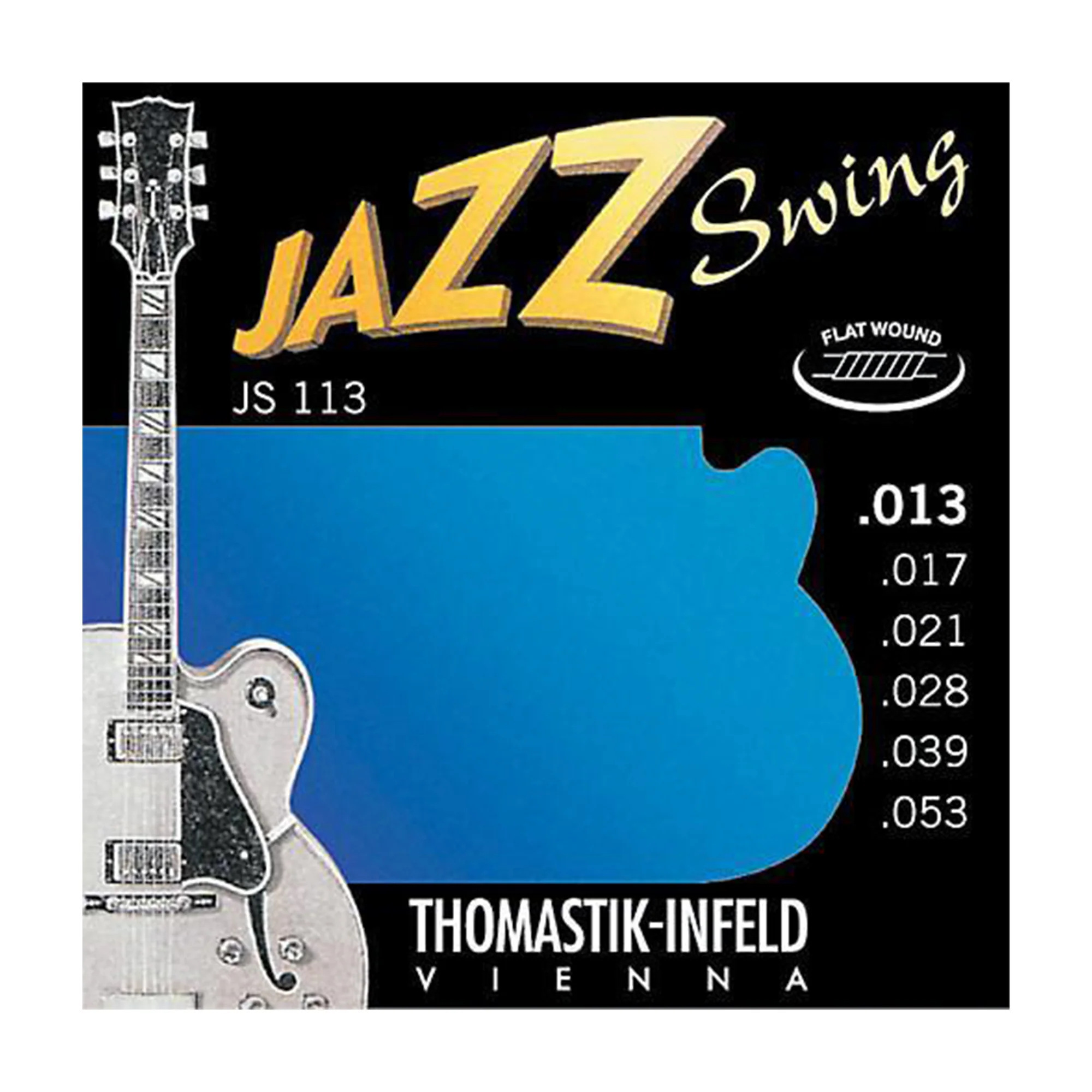 Thomastik Jazz Swing Flat Wound Electric Guitar Strings - Image 4